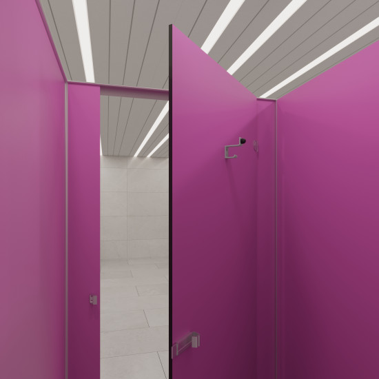Alüminyum Mat WC Kabin Askı