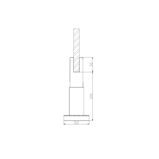 304 Paslanmaz Çelik WC Kabin Ayak 10 cm 304 Paslanmaz Çelik WC Kabin Ayak 10 cm